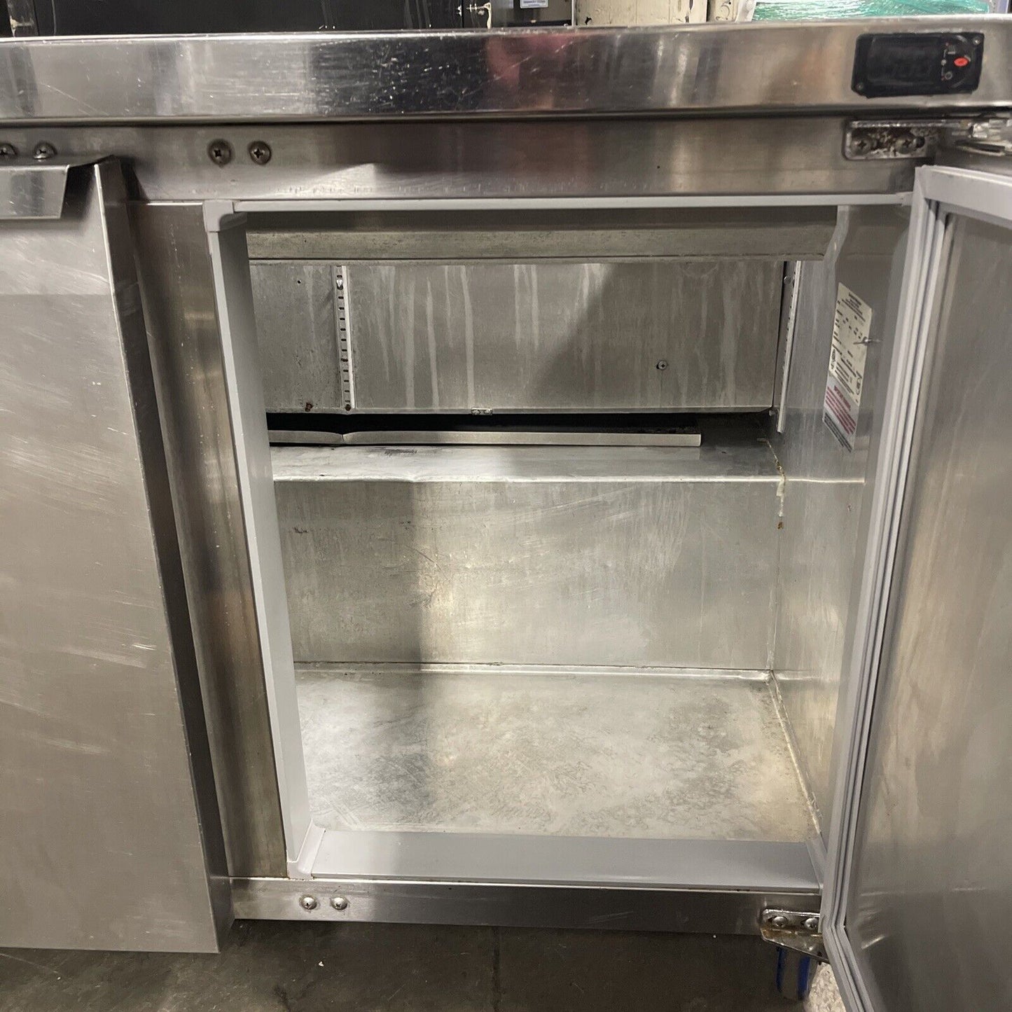 CONTINENTAL SW48-12 REFRIGERATED PREP TABLE USED SALAD COOLER