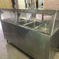Delfield EHEI74C E-Chef 5 Pan Sealed Well Electric Steam Table with Casters USED