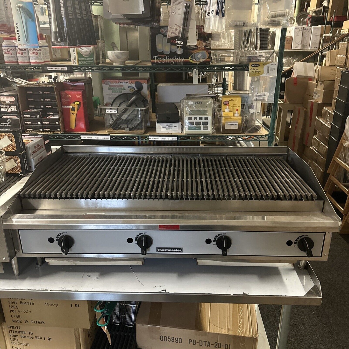 TOASTMASTER 48” GAS CHARBROILER SCRATCH AND DENT