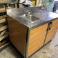 DUKE SUBPS-48-L M 48” USED STAINLESS STEEL HAND SINK STATION COUNTER