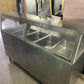 Delfield EHEI74C E-Chef 5 Pan Sealed Well Electric Steam Table with Casters USED