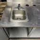 DUKE SUBPS-48-L M 48” USED STAINLESS STEEL HAND SINK STATION COUNTER